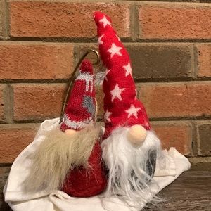 TWO GNOME ORNAMENTS OR MANTEL DECORATIONS 🆕